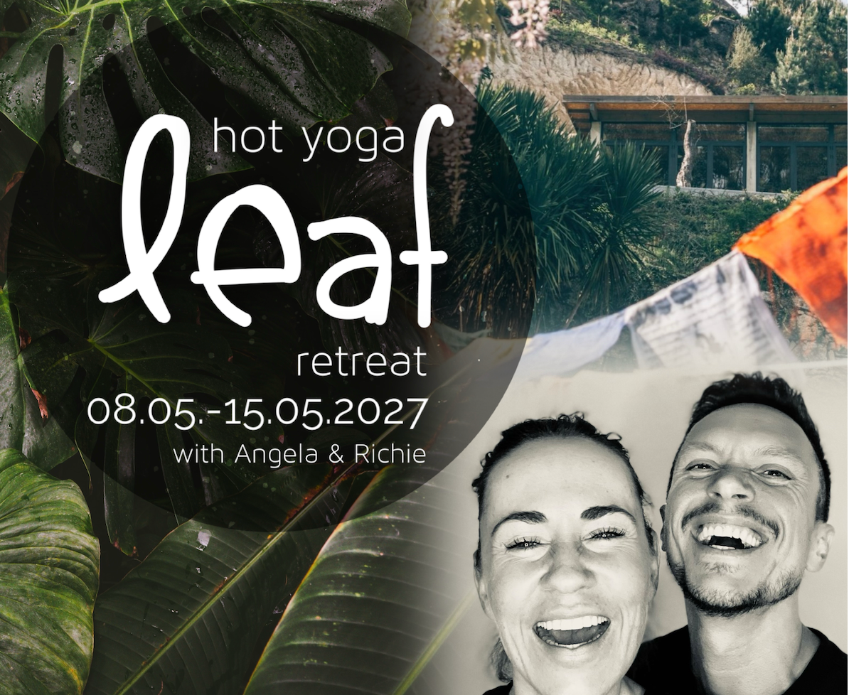 SWEAT, SMILES AND SAVASANA ~ HotYogaLeaf Retreat with Angela & Richie (D'Alijo Retreat Center, Portugal)