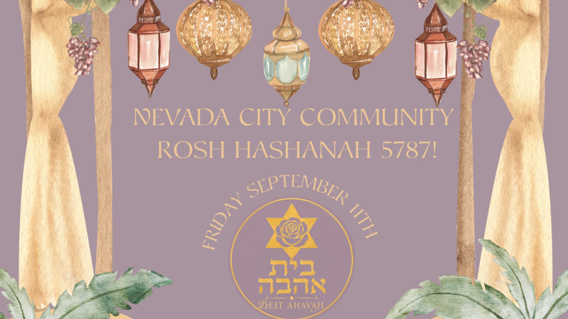 ๐งฟโจ๐ ๐ฏ Nevada City Jewish New Year Celebration! ๐ฏ ๐โจ๐งฟ