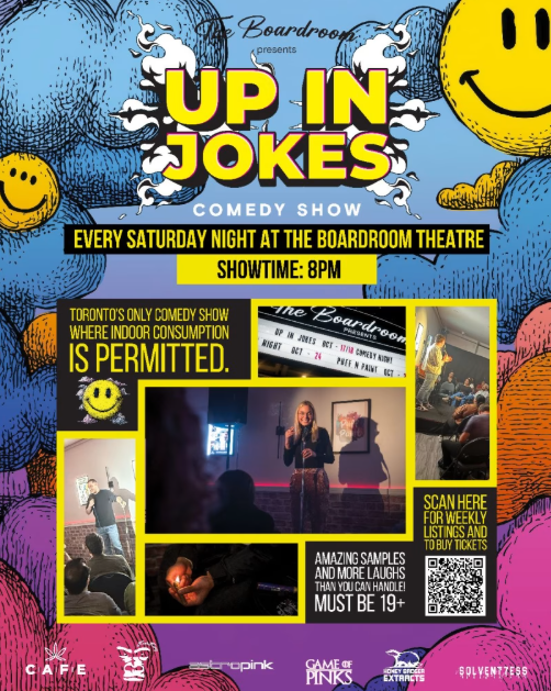 Up in Jokes Toronto Comedy Show June 12th @ 932 Bloor St West